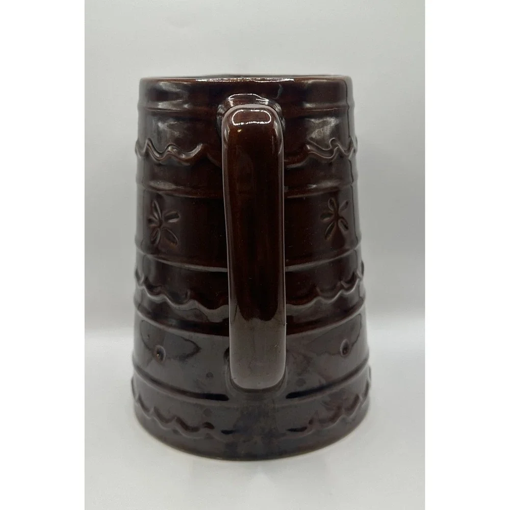 Vtg Marcrest Stoneware Pottery Brown 8
